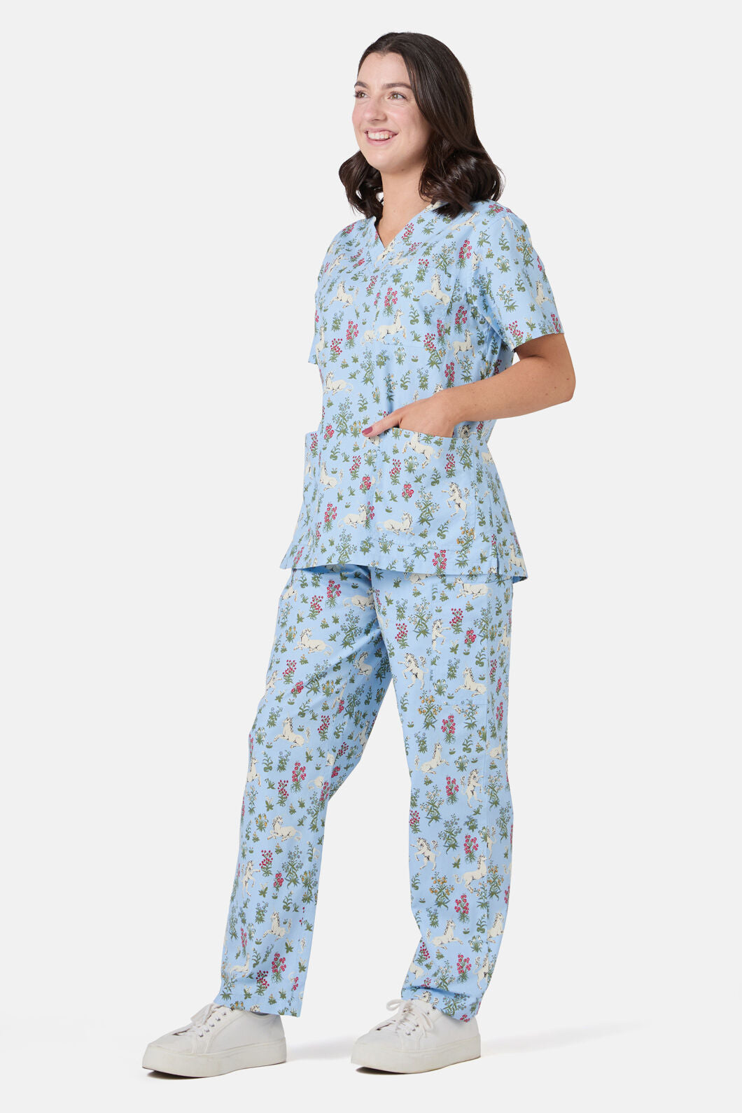 Dangerfield - Blessing Scrub Set - blue