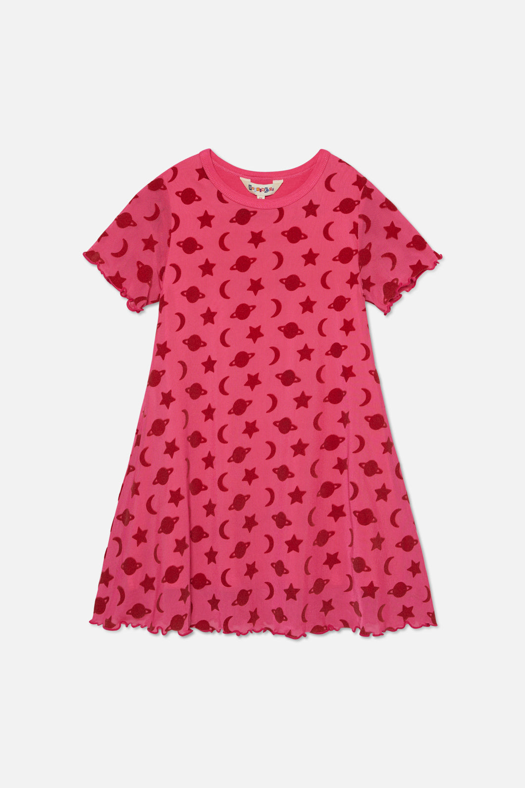 Dangerkids - Galaxy Kids Mesh Dress - pink