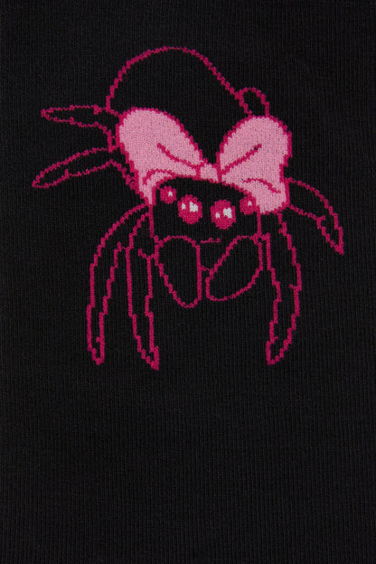 Dangerfield - Rococo Life Spider Sock - black