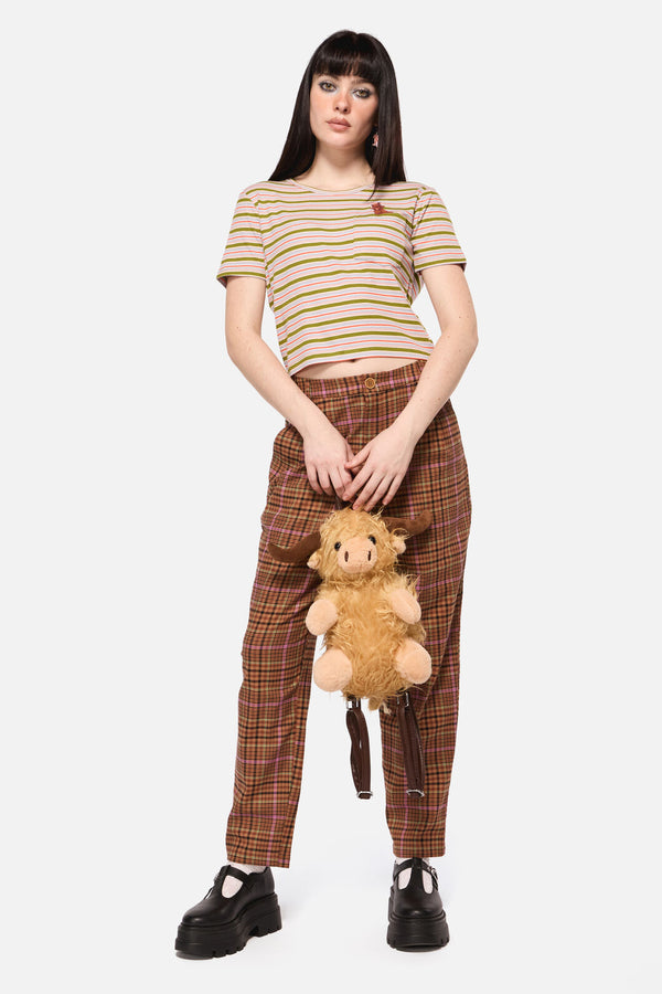 Dangerfield - Highland Cow Backpack - tan