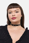 Dangerfield - Flat Spike Choker - black