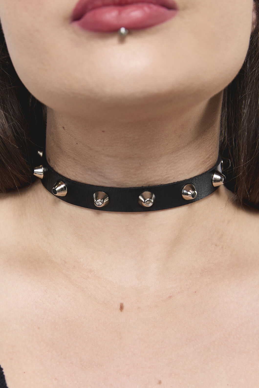 Dangerfield - Flat Spike Choker - black