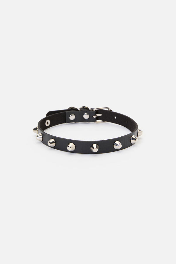 Dangerfield - Flat Spike Choker - black