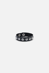 Dangerfield - Round Stud Wrist Band - black