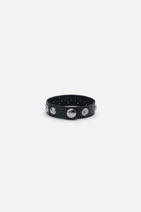 Dangerfield - Round Stud Wrist Band - black
