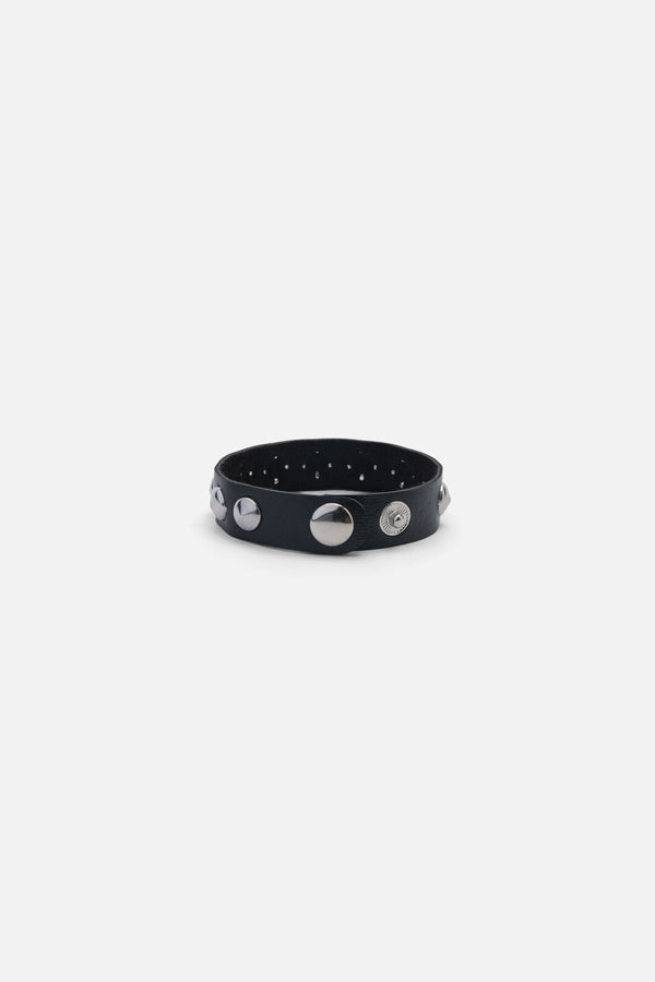 Dangerfield - Round Stud Wrist Band - black