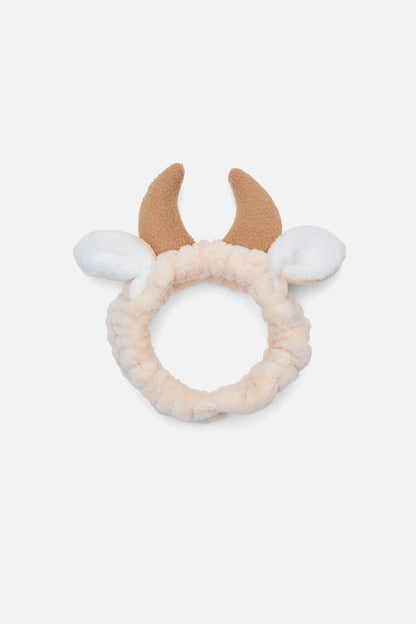 Dangerfield - Highland Cow Beauty Headband - cream