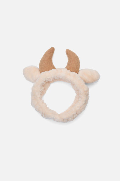 Dangerfield - Highland Cow Beauty Headband - cream