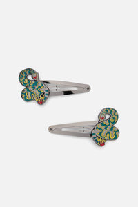 Dangerfield - Lawless Snake Hair Clips - black