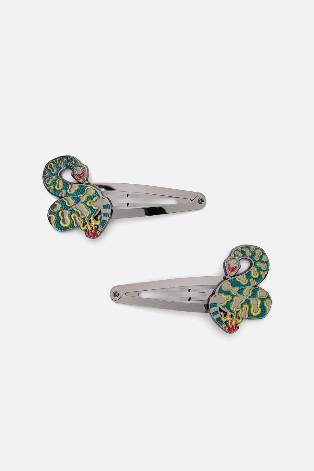 Dangerfield - Lawless Snake Hair Clips - black
