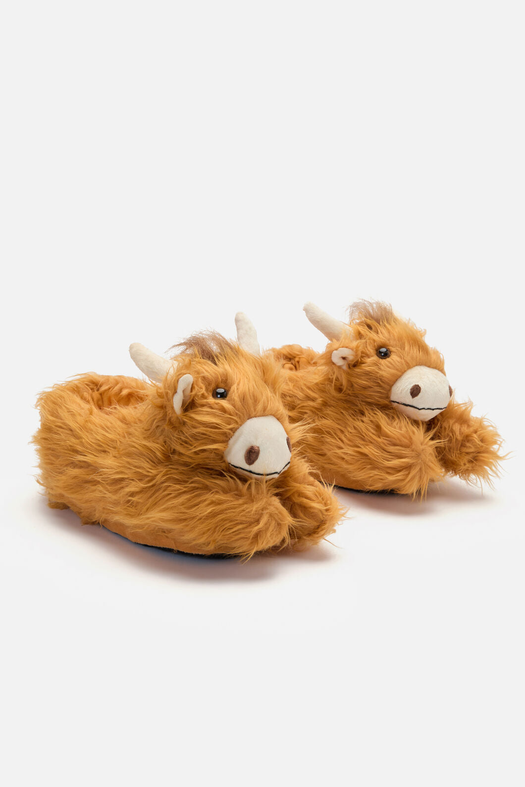Dangerfield - Highland Cow Slippers - tan