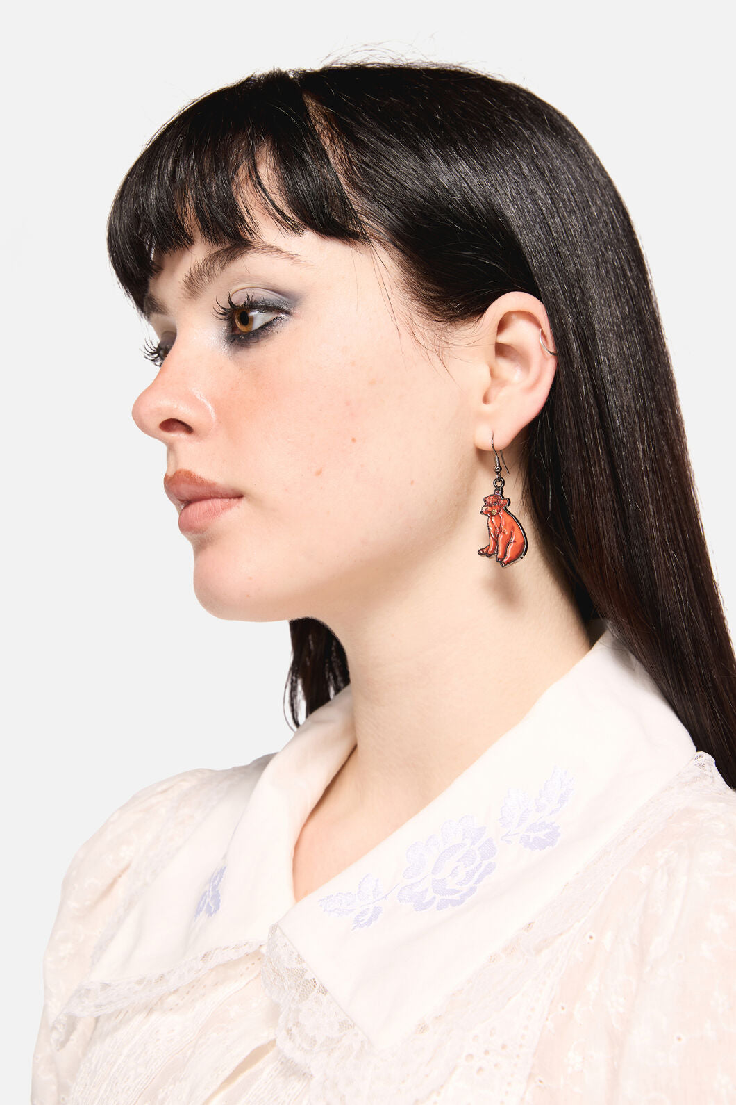 Dangerfield - Highland Cow Earrings - chocolate
