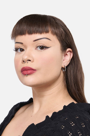 Dangerfield - Snake Hoops - silver