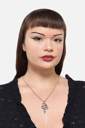 Dangerfield - Snake Necklace - silver