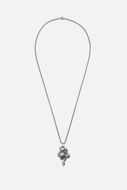 Dangerfield - Snake Necklace - silver