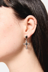 Dangerfield - Cross Earrings - silver