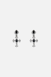 Dangerfield - Cross Earrings - silver