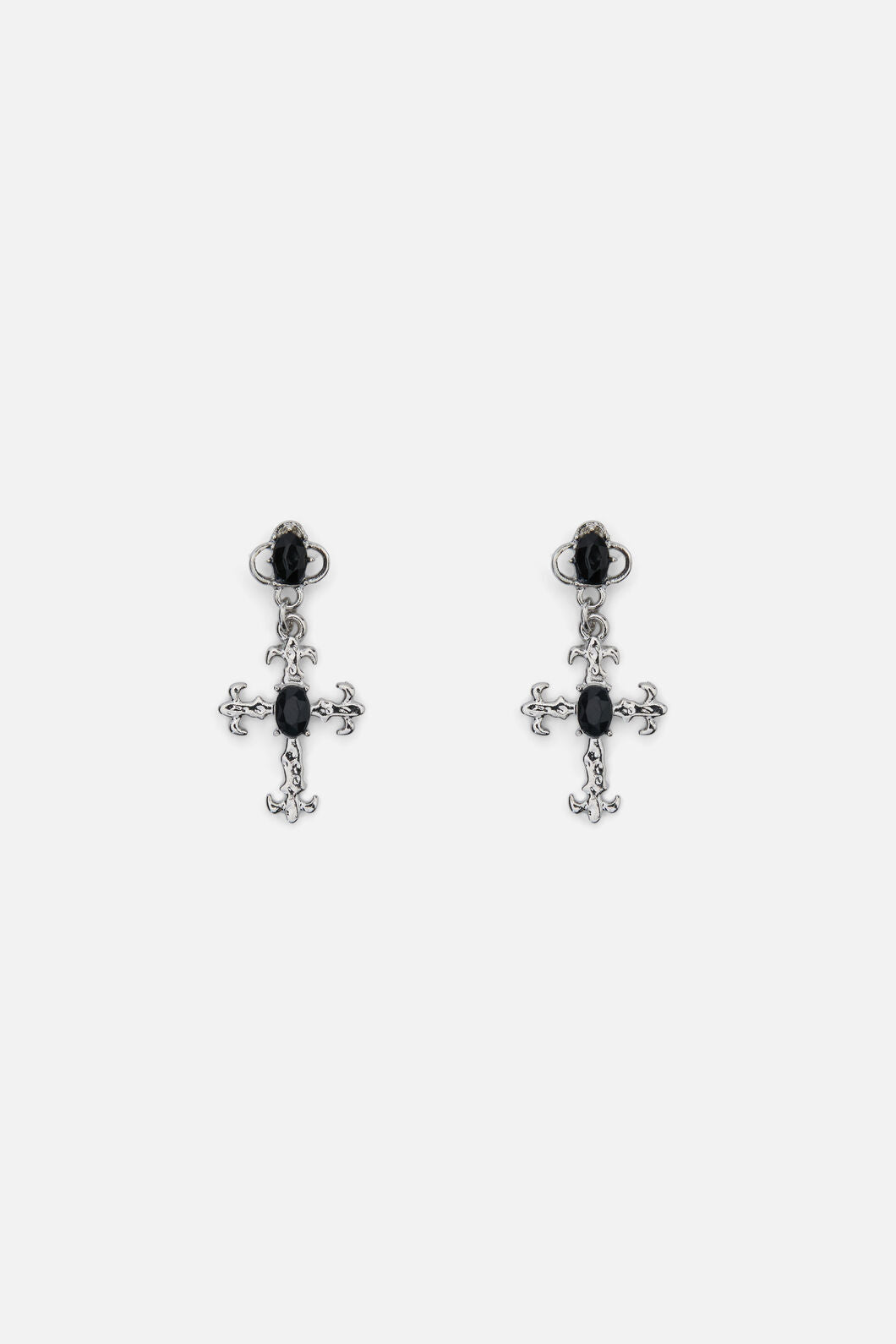 Dangerfield - Cross Earrings - silver