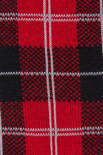Dangerfield - Check Sock - red