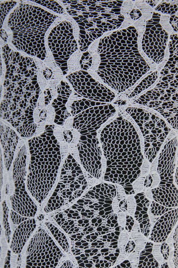 Dangerfield - White Lacey Lace Sock - white