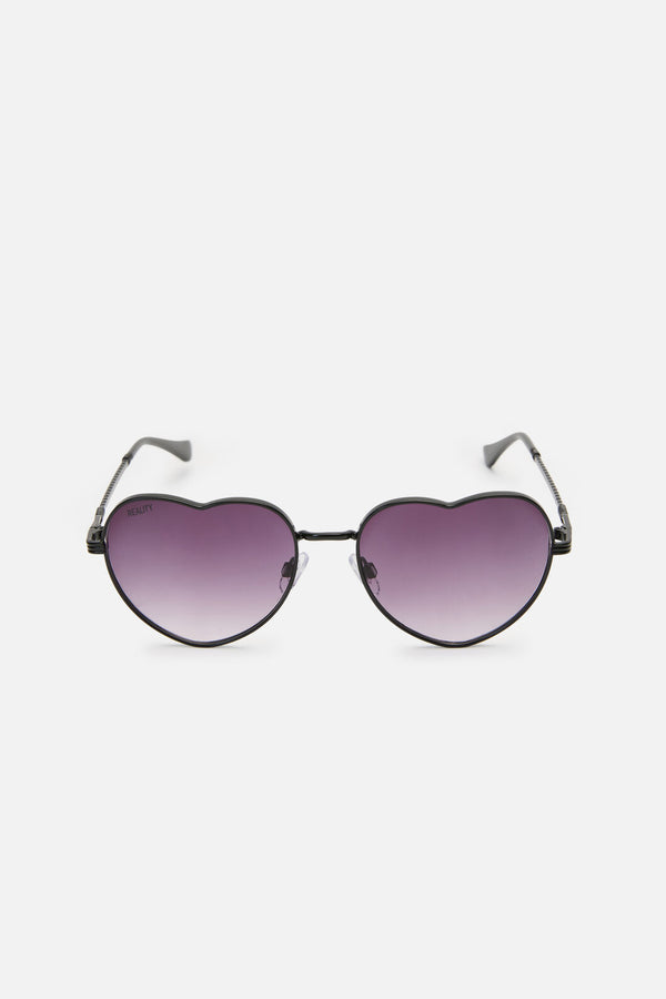 Dangerfield - Black Heart Sunglasses - black
