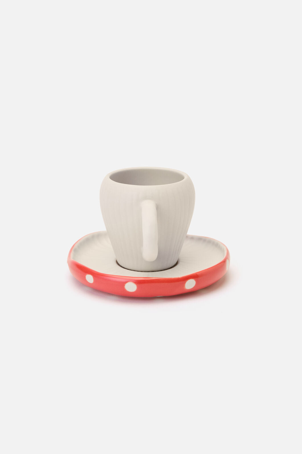 Dangerfield - Mushroom Cup & Saucer - red-white