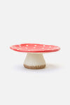 Dangerfield - Mushroom Serving Dish - red-white