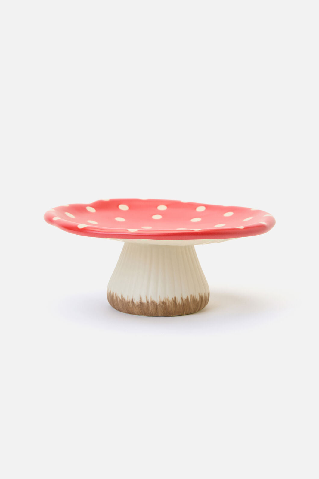 Dangerfield - Mushroom Serving Dish - red-white