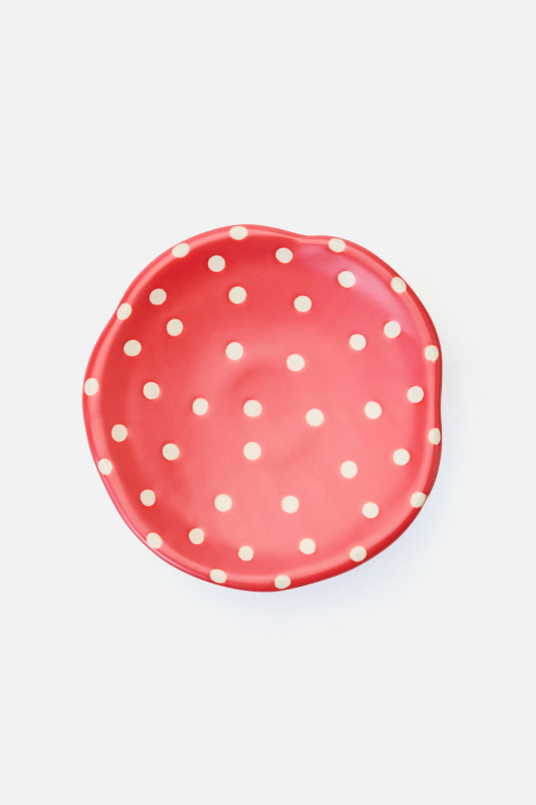 Dangerfield - Mushroom Serving Dish - red-white
