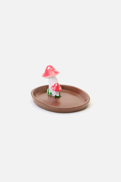 Dangerfield - Mushroom Incense Holder - red-white