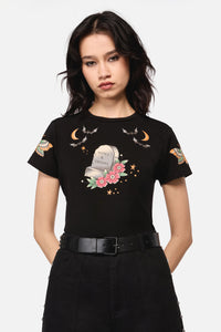 Dangerfield - Black Pyramid Stud Belt - black