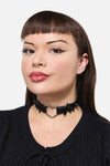 Dangerfield - Bat Wing Choker - black