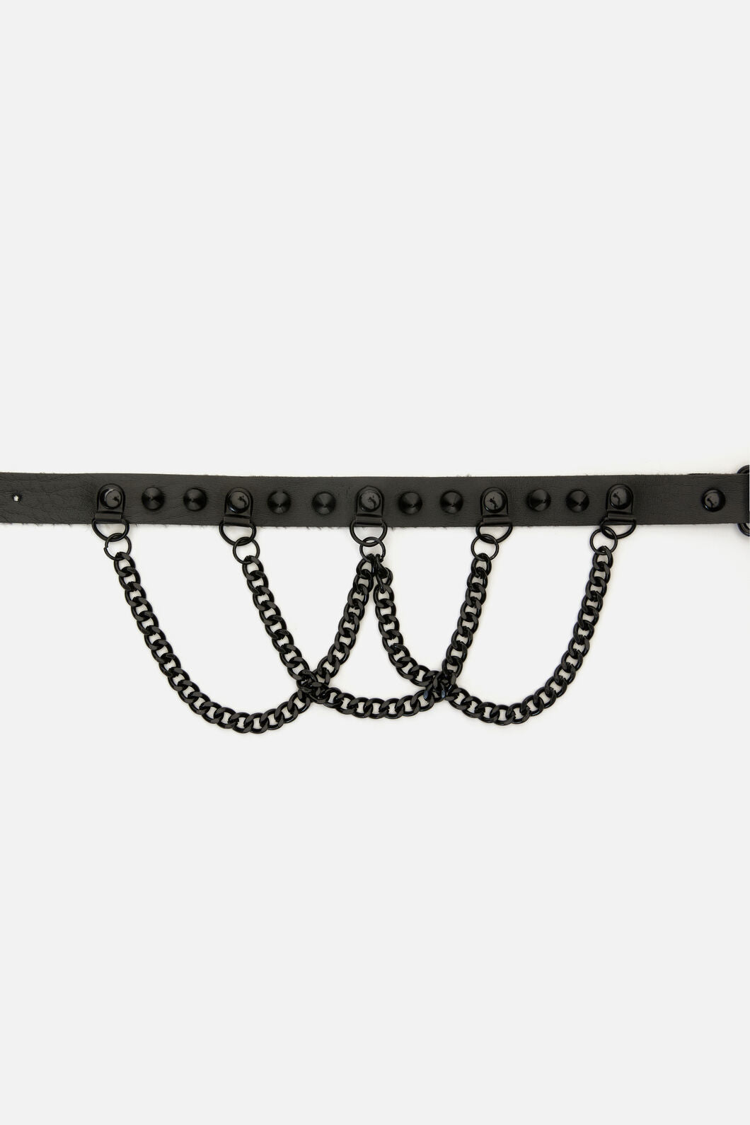 Dangerfield - Spike & Chain Choker - black