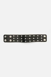 Dangerfield - Round Stud Wrist Band - black