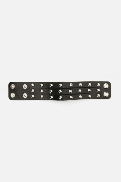 Dangerfield - Round Stud Wrist Band - black