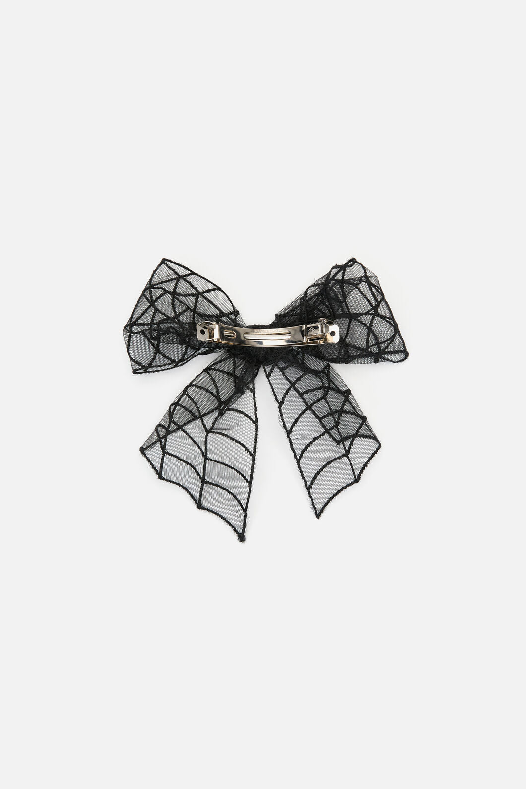 Dangerfield - Spider Web Bow Hair Clip - black