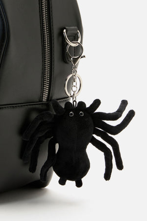 Dangerfield - Plush Spider Bag Charm - black