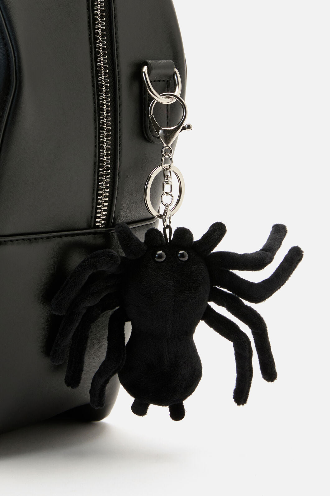 Dangerfield - Plush Spider Bag Charm - black