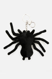 Dangerfield - Plush Spider Bag Charm - black