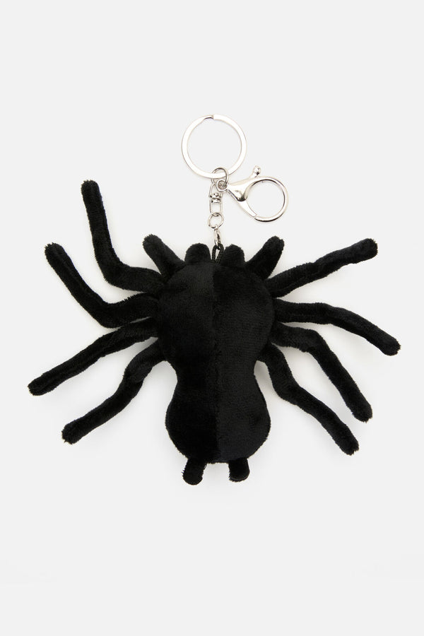 Dangerfield - Plush Spider Bag Charm - black