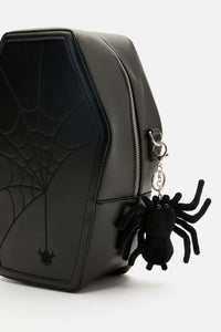 Dangerfield - Plush Spider Bag Charm - black