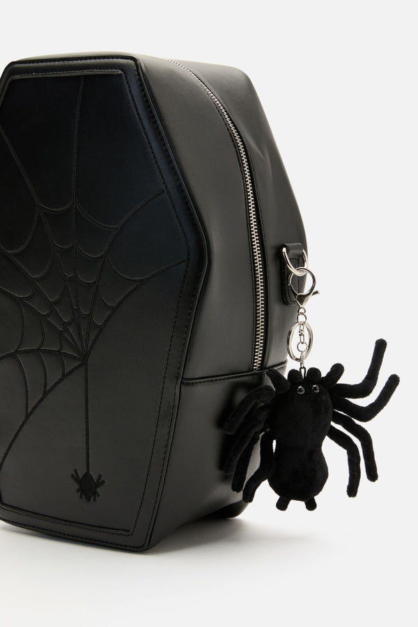 Dangerfield - Plush Spider Bag Charm - black