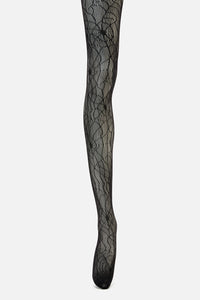 Dangerfield - Spiderweb Fishnet Tights - black