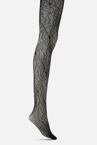 Dangerfield - Spiderweb Fishnet Tights - black