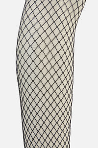 Dangerfield - Waist Garter Fishnet Tights - black