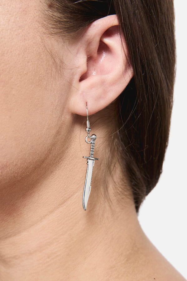 Dangerfield - Dagger Earrings - silver