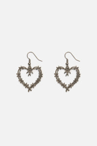 Dangerfield - Sharp Hearted Earrings - black