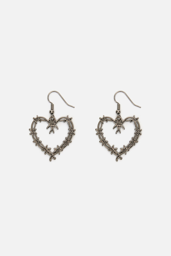 Dangerfield - Sharp Hearted Earrings - black