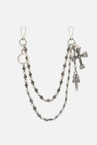 Dangerfield - Dagger & Cross Chain - silver