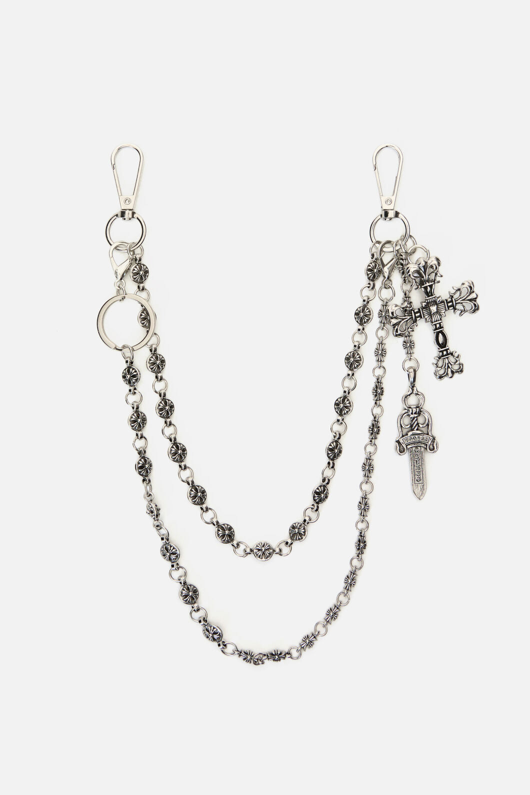 Dangerfield - Dagger & Cross Chain - silver